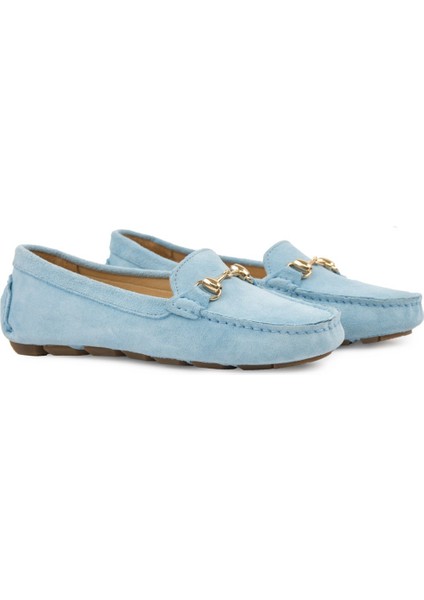 Hakiki Süet Kadın Tokalı Loafer 700914 modelleri