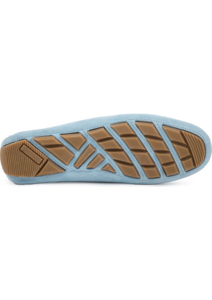 Hakiki Süet Kadın Tokalı Loafer 700914