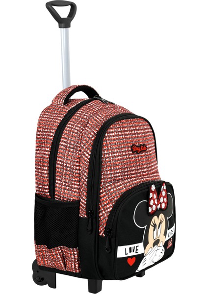 Minnie Mouse Beslenme ve Kalemlikli 3'lü Set Ilkokul Çekçekli Çanta - Katlanır Ayak , Termal Beslenme modelleri