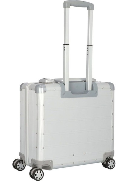 Gemini 42,5 cm 4 Tekerlekli Laptop Bölmeli Pilot Valiz, Alüminyum, Gümüş fiyatları