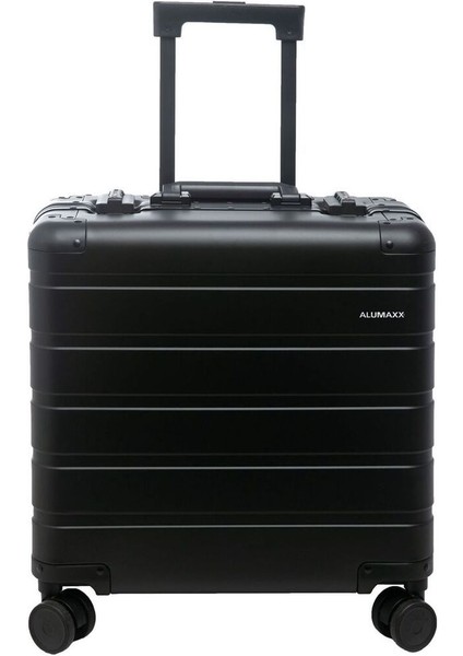 Gravity 44 cm 4 Tekerlekli Laptop Bölmeli Pilot Trolley, Gümüş, Alüminyum