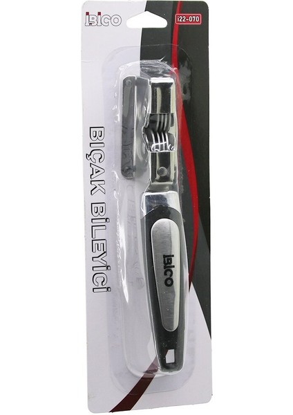 Sürmene Bıçak Bileme Metal Gövde - 8 Metal Biley Tekeri Plastik Sap (3791)