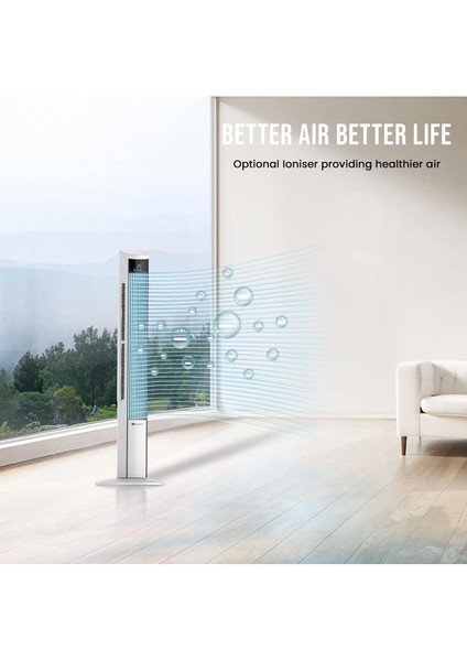Hava Temizleme Cihazlı ve Dc Motorlu Kule Fan 120CM, 12 Hız, 4 Mod, LED Ekran, Sessiz ve Salınımlı fırsatları