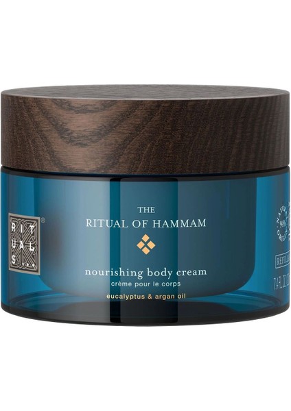 The Ritual Of Hammam Vücut Kremi 220ML, Okaliptüs ve Biberiyeli Ferahlatıcı Bakım