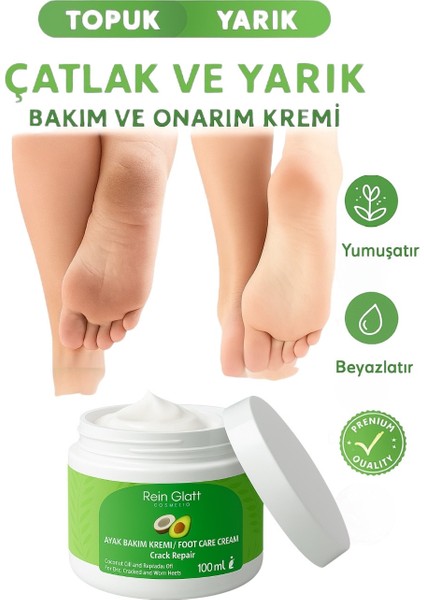 Avakado Yağı ve Hindistan Yağı Özlü Çatlak ve Kuru Ayaklar Için Onarıcı Mucize Ayak Kremi 100 ml 5.0 28 Değerlendirme fiyatları