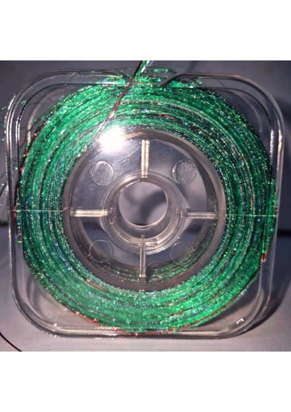 Hazır Çapari Kombini Ultraviyole Uv Neon Koyu Yeşil - Kırmızı Makara