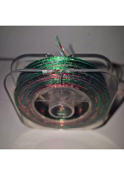 Hazır Çapari Kombini Ultraviyole Uv Neon Koyu Yeşil - Kırmızı Makara