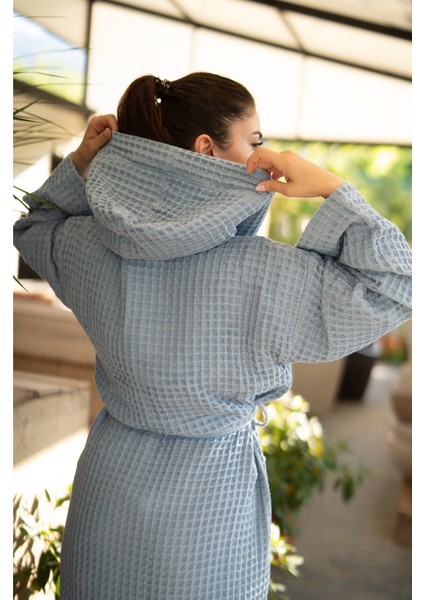 Meliora %100 Pamuk Waffle Yetişkin Unisex Bornoz modelleri