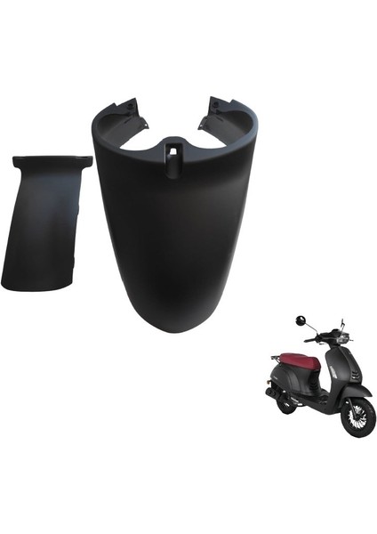 Kuba Bluebird 50 Ön Çamurluk ve Arka Eki Siyah