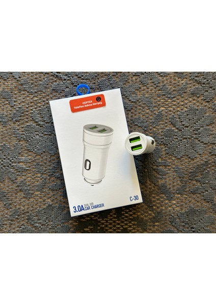 Araç Şarj Aleti USB Şarj Araba Çakmaklık C-30