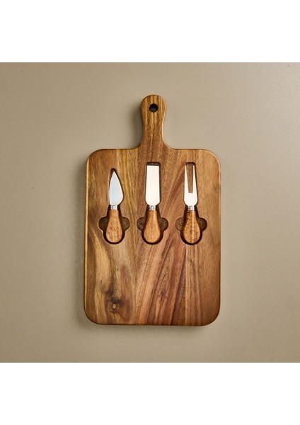 Kare Peynir Sunum Tahtası, Kahverengi, 37X22 Cm, Şık ve Kullanışlı Tasarım fiyatları