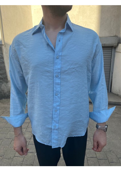 Erkek Dökümlü Modal Kumaş Gömlek Old Money Gömlek Erkek modelleri