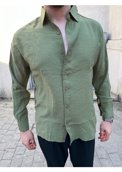 Erkek Dökümlü Modal Kumaş Gömlek Old Money Gömlek Erkek fiyatları