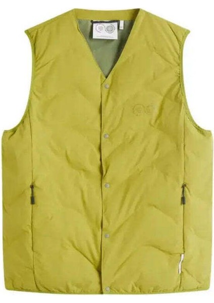 Erkekler Için Waves Kapitone Yelek - Zeytin Yeşili, Şık ve Rahat Tasarım