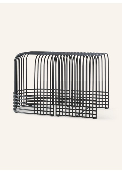 Jan Dijkstra Tasarımı Toz Boyalı Metal Yan Sehpa,modellenebilir Elemanlı, 44 x 31 x 42 cm fiyatları