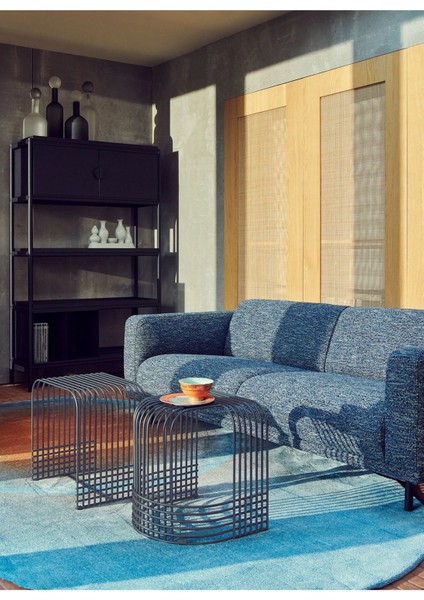 Jan Dijkstra Tasarımı Toz Boyalı Metal Yan Sehpa,modellenebilir Elemanlı, 44 x 31 x 42 cm fırsatları