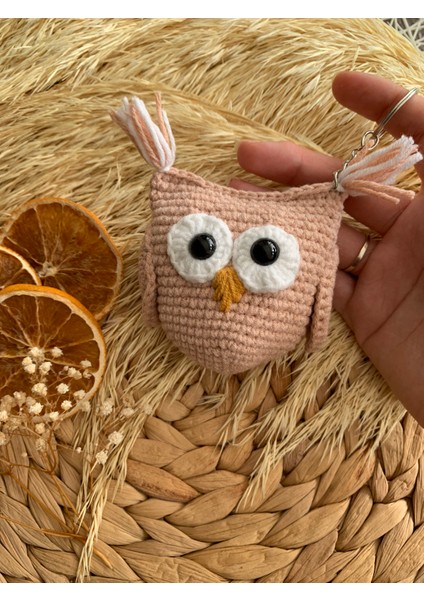 Örgü Baykuş Anahtarlık / Çanta Süsü modelleri