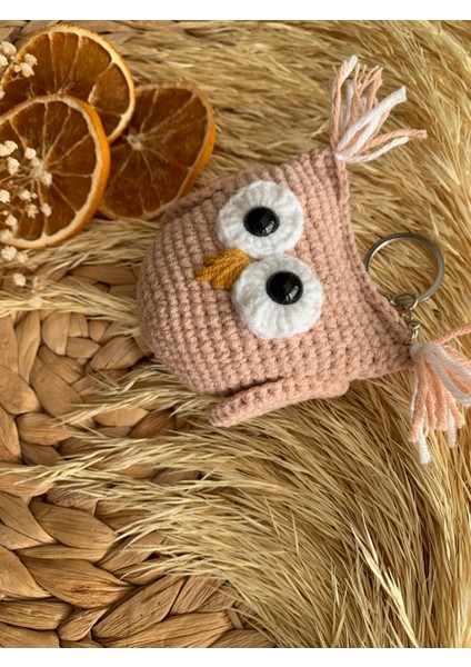 Örgü Baykuş Anahtarlık / Çanta Süsü fırsatları