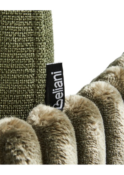 Amıty Yeşil Kumaş 2'li Bar Sandalyesi Seti, Retro Stil, 66 cm Oturum, Su Geçirmez Kumaş