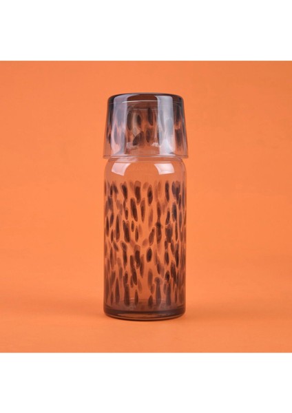 Şık Siyah Metalik Bardaklı Sürahi Seti 700 Ml, Modern ve Zarif Tasarım indirimleri