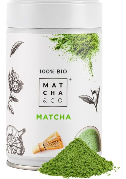 Seremoni Kalite Matcha Çayı 80 gr Japon Yeşil Çay Tozu