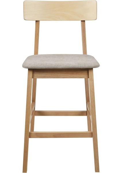 Isantı 2'li Bar Sandalyesi Seti, 61 cm Oturum, Masif Ahşap, Klasik Tasarım fırsatları