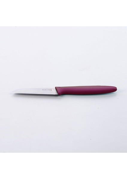 Bordo 9 cm Metalik Küt Soyma Bıçağı