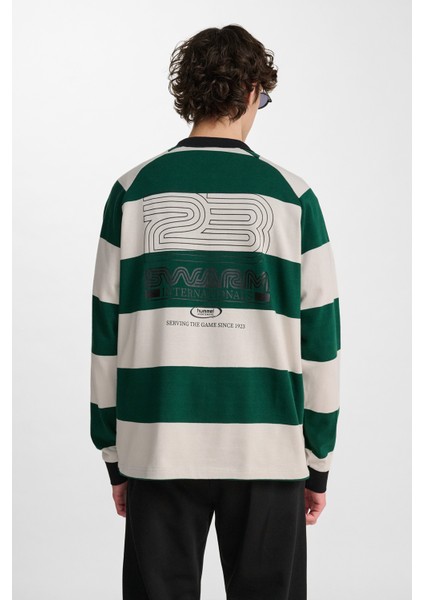 Loose Strıped Polo Uzun Kollu Tşört fırsatları