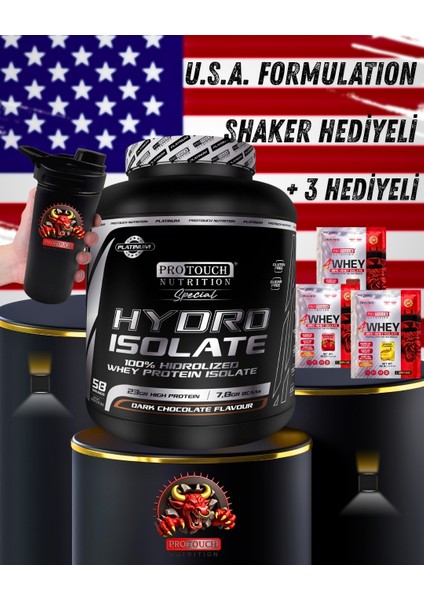 Hydro Whey Isolate 1566 gr 58 Servis Dark Çikolata