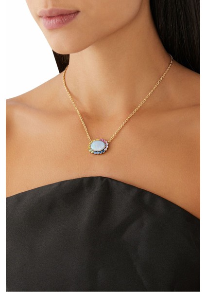 Regency Chain Necklace Kadın Zincir Kolye 40 cm indirimleri