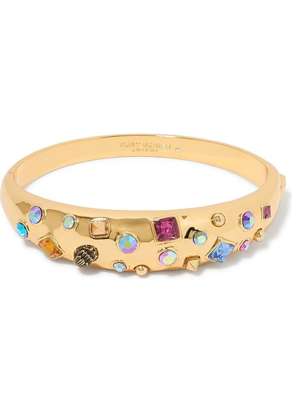 Crystal Mix Bangle Kadın Taşlı Bilezik 6.5X6X0.5 cm