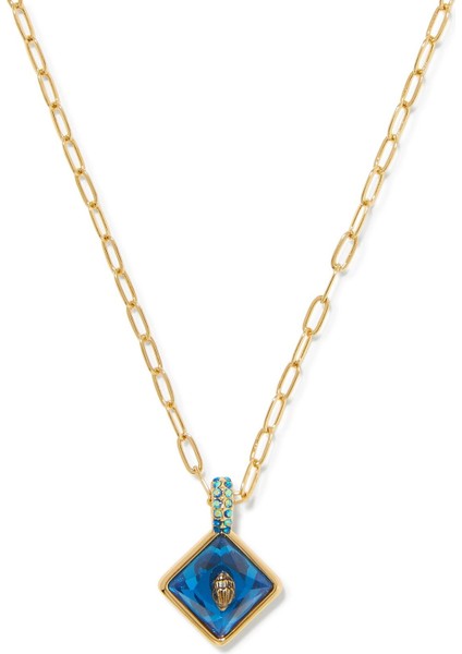 Square Eagle Pendant Necklace Kadın Kolye 45X2X0.5 cm