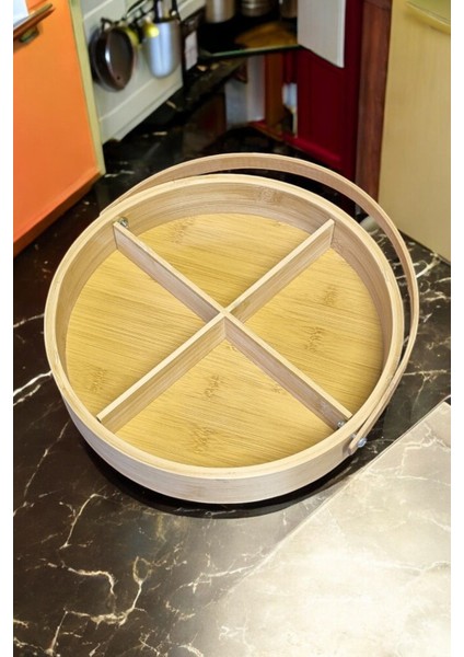 Oynar Bölmeli Bambu Meyve ve Çerezlik, Şık ve Kullanışlı Tasarım modelleri