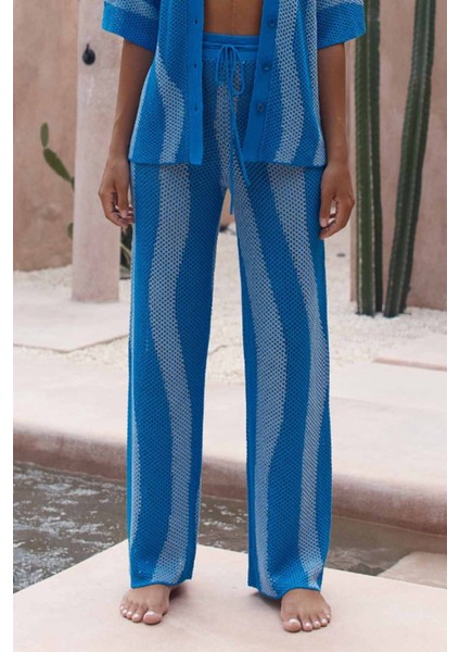 Zanzibar Pant: Rahat Fit, Iddialı Dantel Triko ile Plajda Şıklık ve Konfor