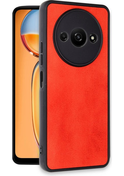 Xiaomi Redmi A3 4g Kılıf Aras Deri Kapak - Kırmızı Svlrs fiyatları