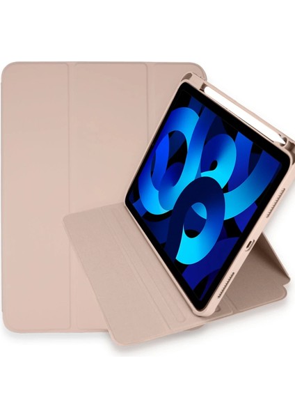 Ipad Pro 11 (2021) Kılıf Starling 360 Kalemlikli Tablet Kılıf - Rose Gold Svlrs