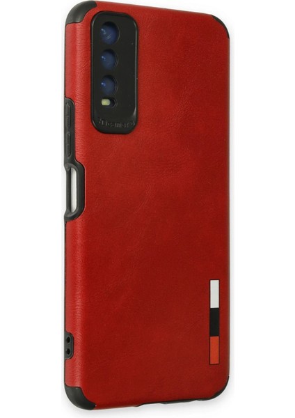 Vivo Y11S Kılıf Loop Deri Silikon - Kırmızı Svlrs fiyatları