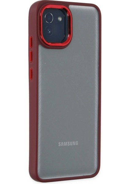 Samsung Galaxy A03 Kılıf Dora Kapak - Kırmızı Svlrs