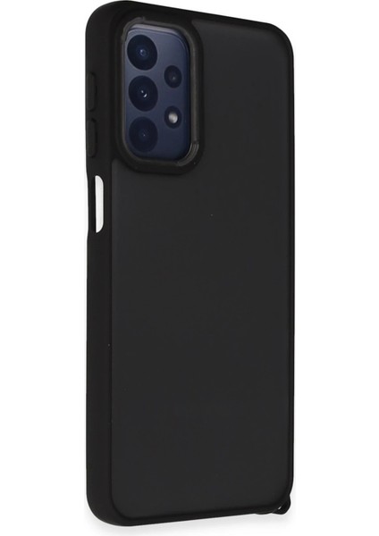 Samsung Galaxy A23 4g Kılıf Elegant Kapak - Siyah Svlrs