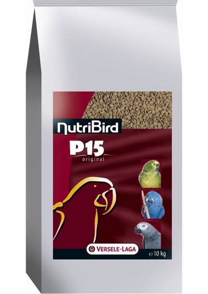 Nutrıbırd P15 Orıgınal Papağan Pelet Yem 10KG Svlrs