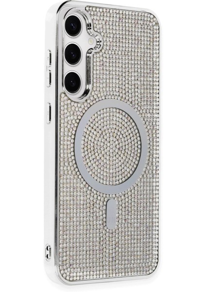 Samsung Galaxy S23 Kılıf Diamond Magsafe Kapak - Rainbow Svlrs fiyatları