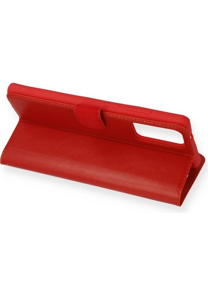 Samsung Galaxy Note 20 Kılıf Trend S Plus Kapaklı Kılıf - Kırmızı Svlrs modelleri