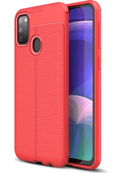 Samsung Galaxy M30S Kılıf Auto Focus Kapak - Kırmızı Svlrs