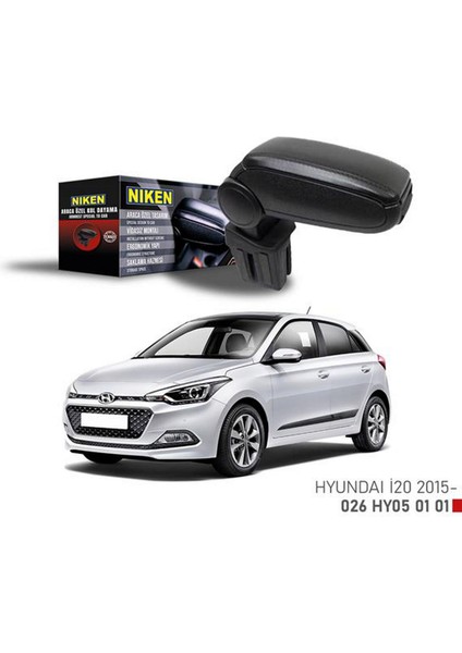 Araca Özel Kol Dayama Siyah Hyundai I20 15 Svlrs