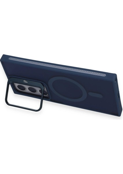 Samsung Galaxy S24 Ultra Flet Lens Magsafe Kapak - Lacivert Svlrs fiyatları