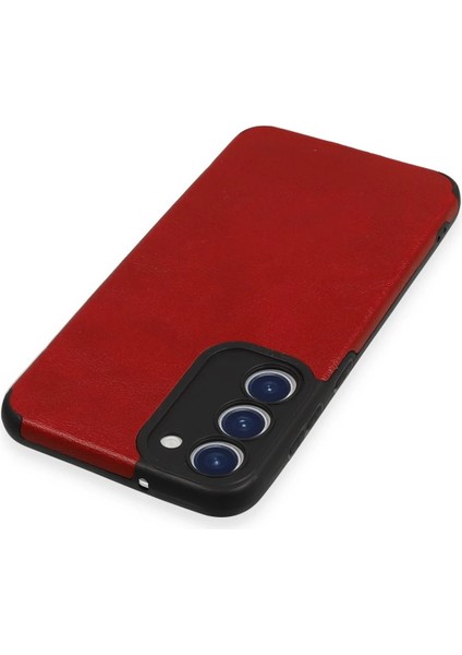 Samsung Galaxy S23 Kılıf Loop Deri Silikon - Kırmızı Svlrs modelleri