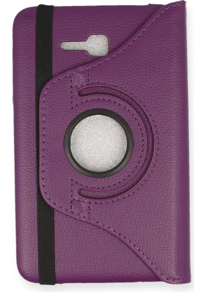 Samsung Galaxy T110 / T113 Tab 3 Lite 7 Kılıf 360 Tablet Deri Kılıf - Mürdüm Svlrs fiyatları