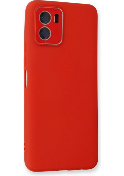 Vivo Y15S Kılıf Lansman Glass Kapak - Kırmızı Svlrs modelleri