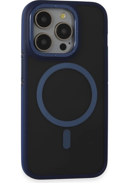 Iphone 14 Pro Max Kılıf Rocky Magsafe Kapak - Lacivert Svlrs