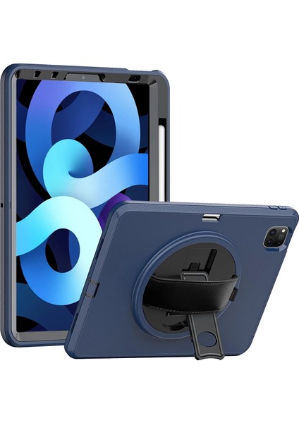 Ipad Pro 11 (2018) Kılıf Hand Strap Tablet Kılıfı - Lacivert Svlrs